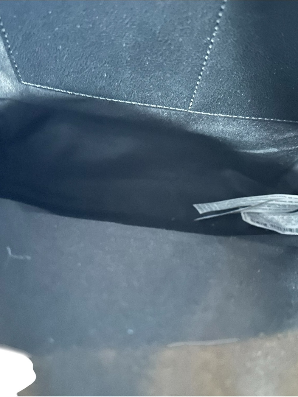 Zara Black Leather-Look Women's Backpack - Picture 3 of 3